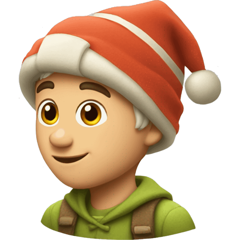 elfo entero con gorro pixar emoji