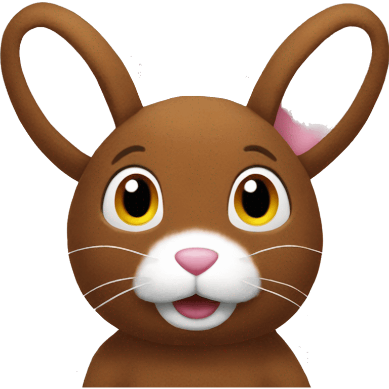 Brown Rabbit plush emoji