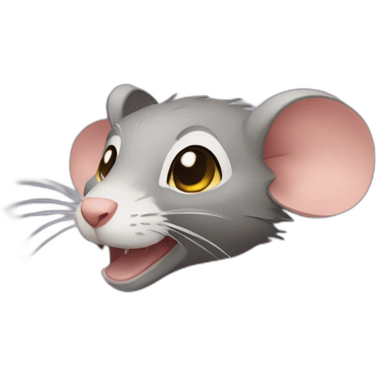 Remy the rat mixed with Wade from elemental emoji