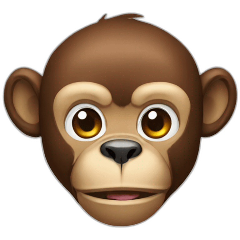 boxer monkey emoji