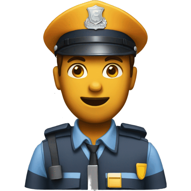 traffic warden emoji