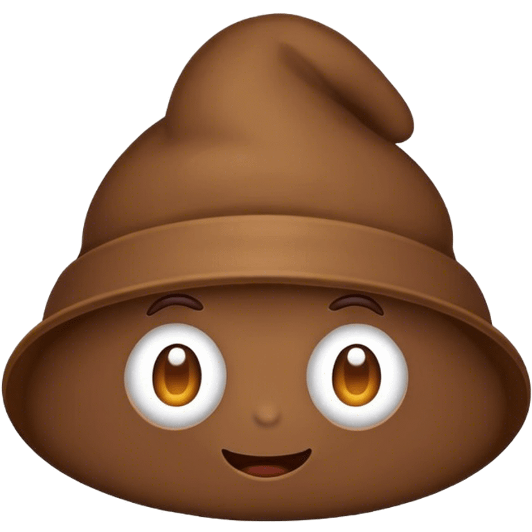 Poop hat emoji