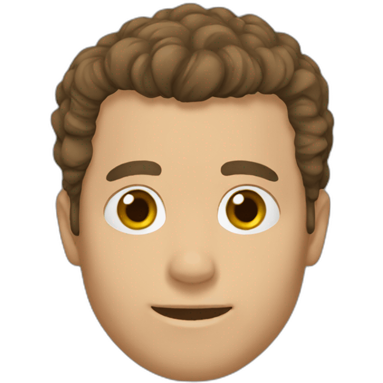 Napoleon Brown hair emoji