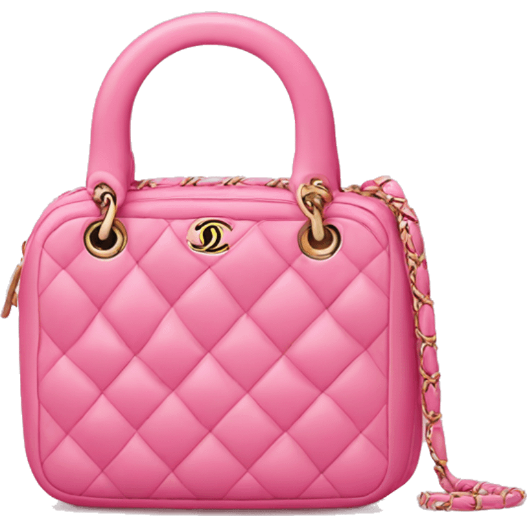 Cute Chanel pink bag emoji