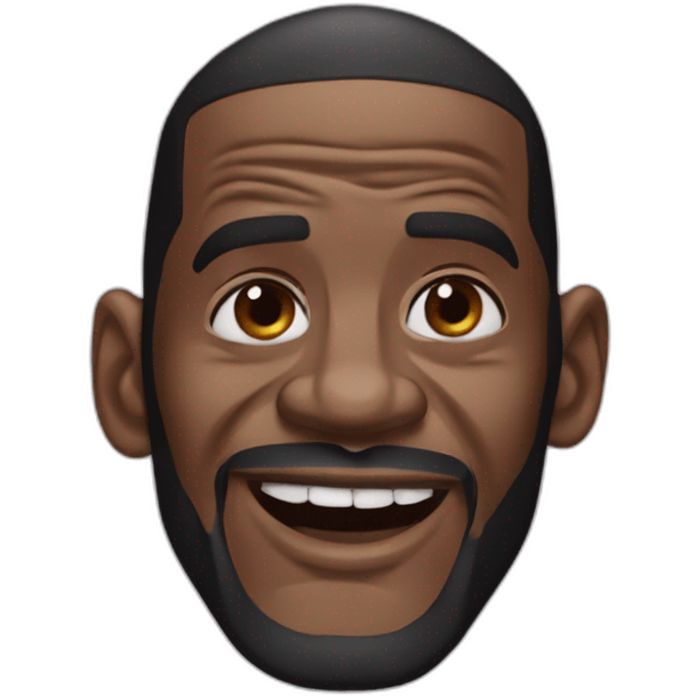 LeBron James mange du surimi emoji