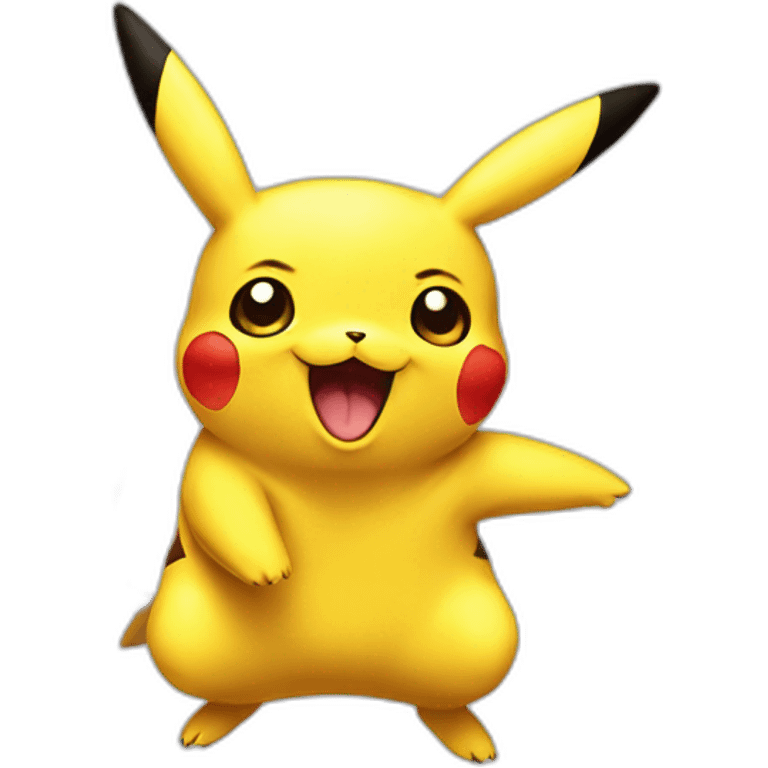 Happy pikachu emoji