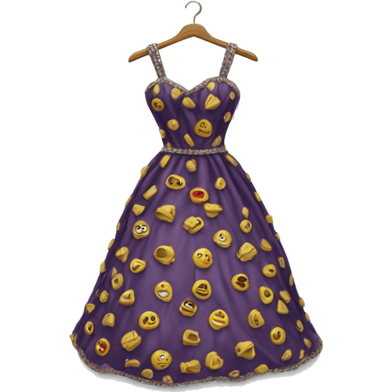 dress made of ptals emoji