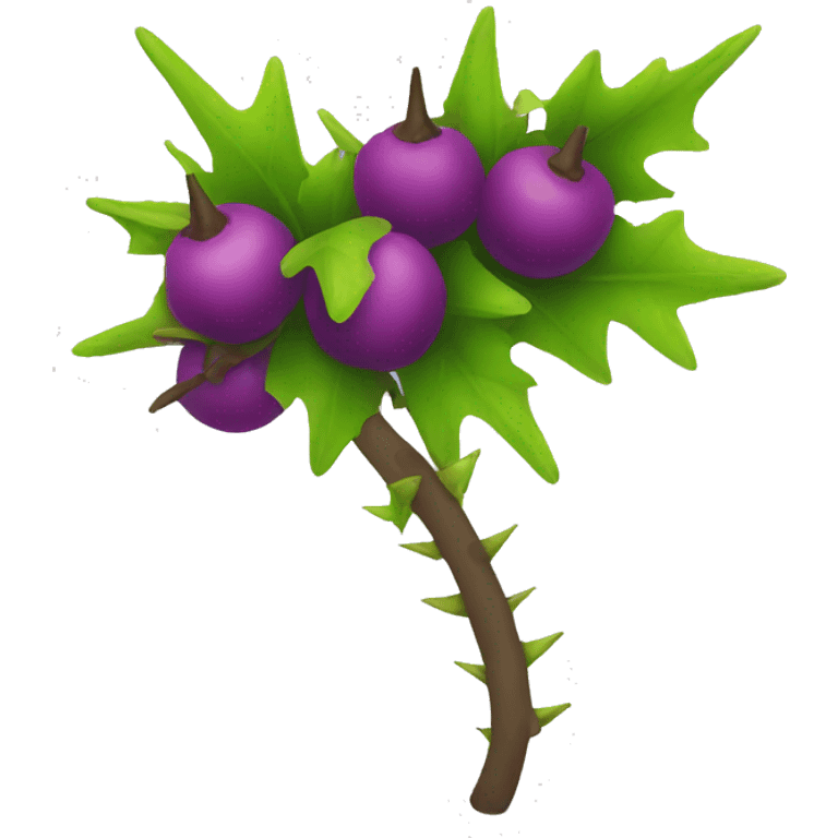 vine with spikes  emoji