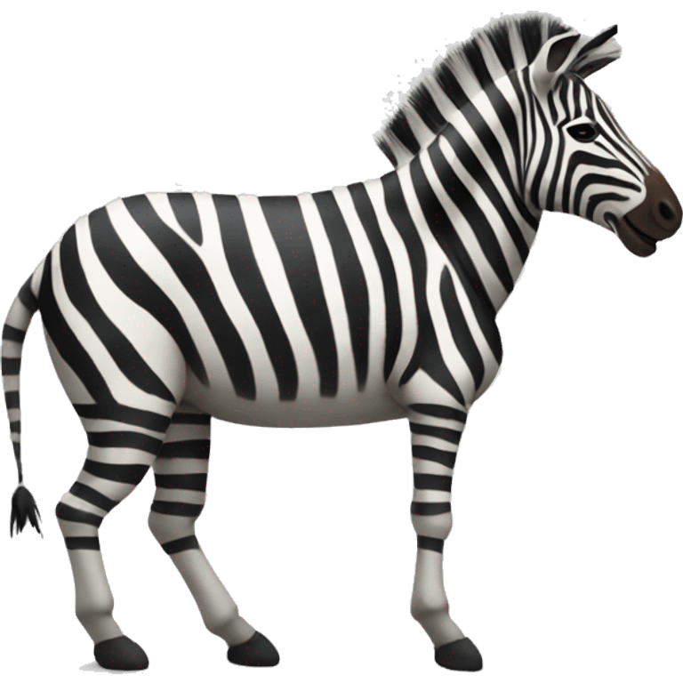 zebra twerking emoji