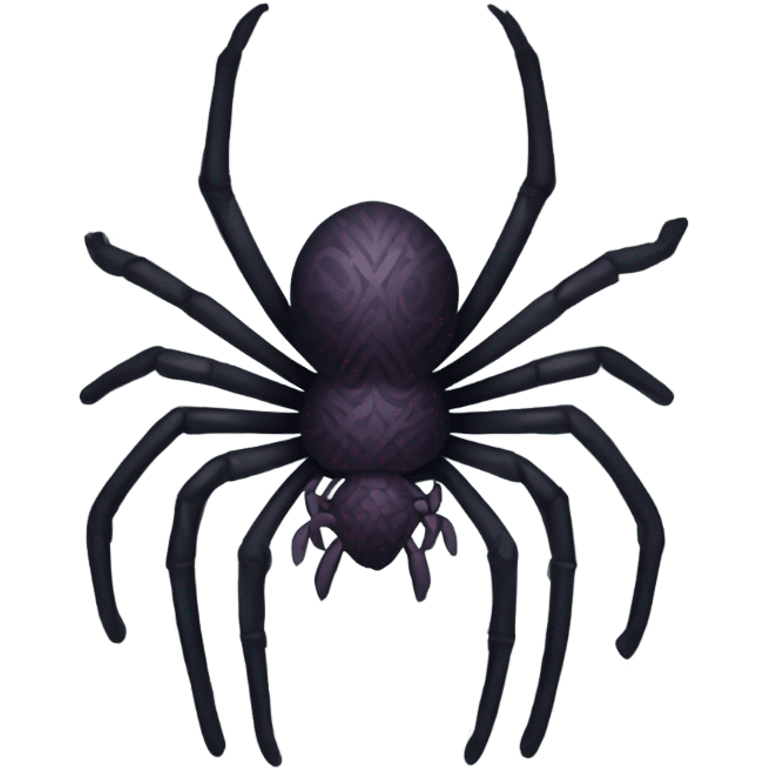 gothic spider with  emoji