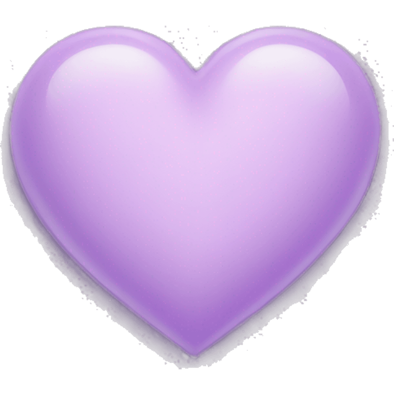 Light violet heart emoji