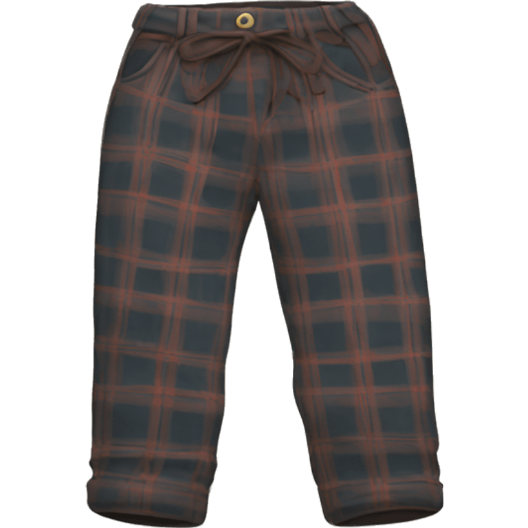 Plaid pants emoji