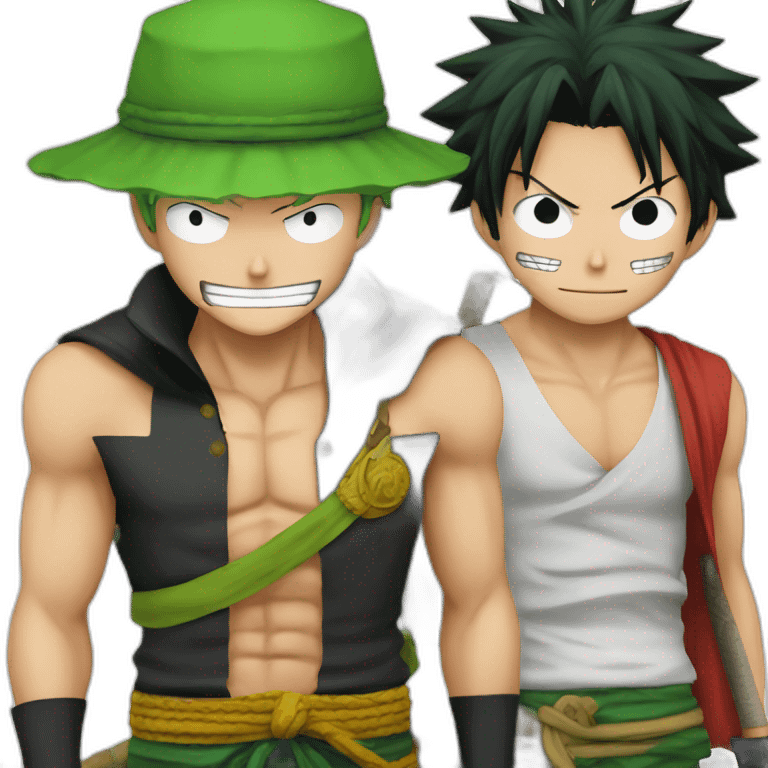 Zoro et luffy emoji