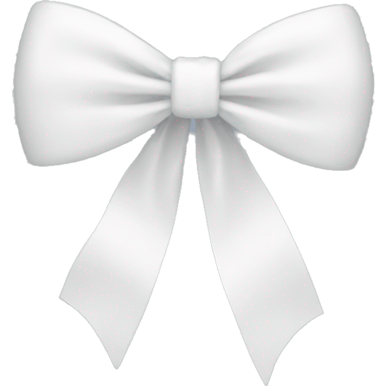 White bow emoji