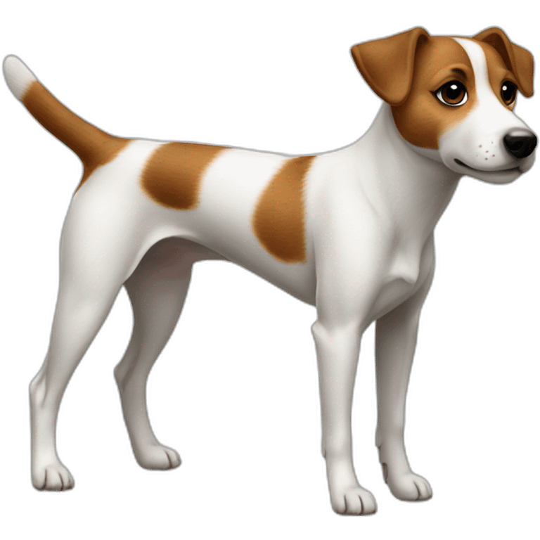 dog Jack Russell Terrier full body emoji