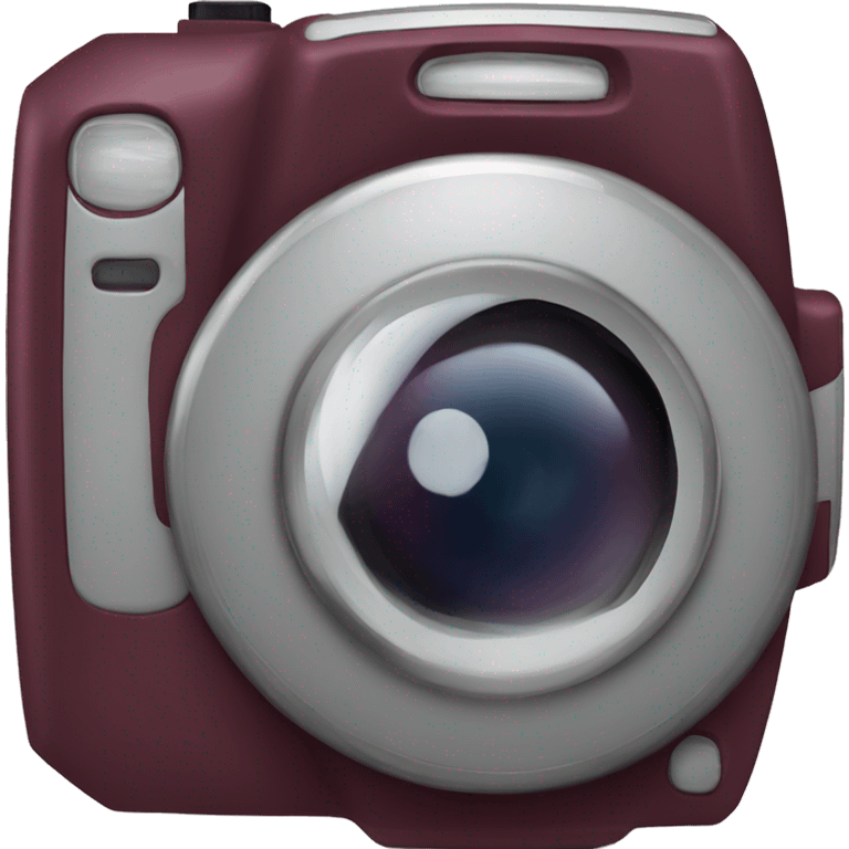 maroon digital camera emoji