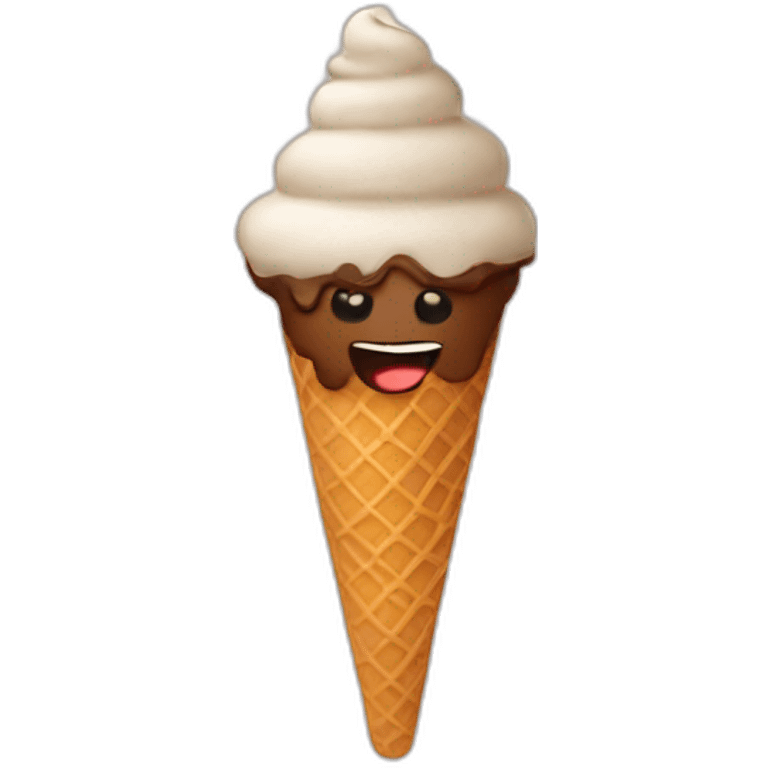 poop ice cream emoji