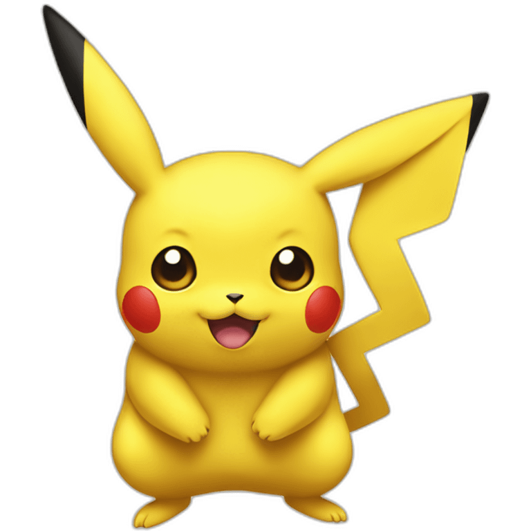 pikachu but his insides are outside his body emoji