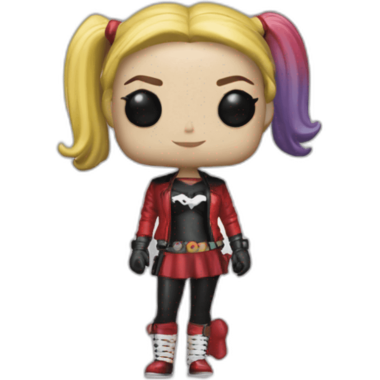 Funko pop Harley Quinn emoji