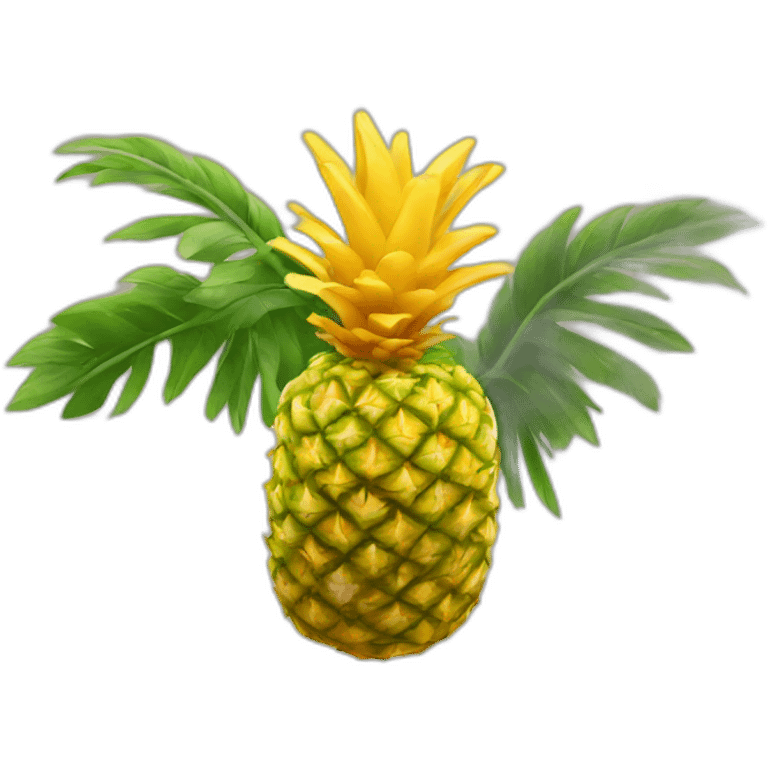 Flying ananas emoji