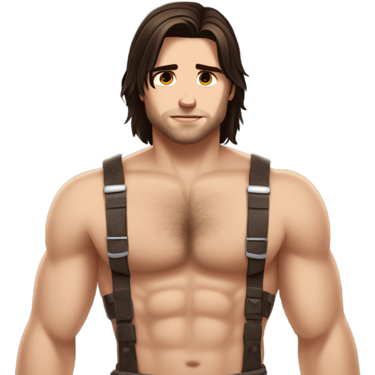 bucky barnes chest no armor emoji