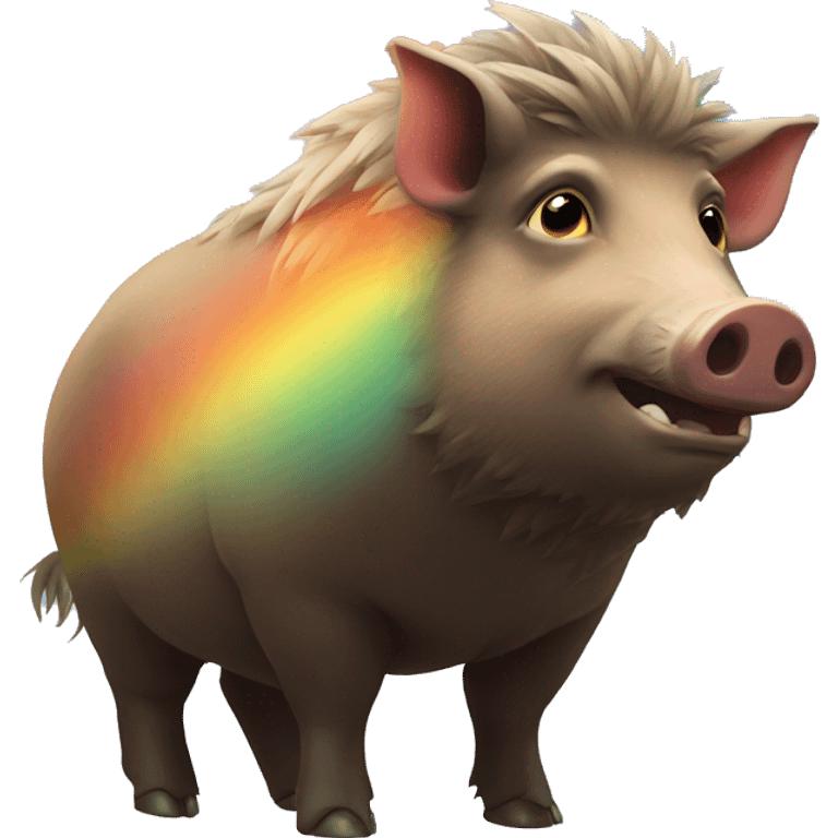 boar that is rainbows emoji