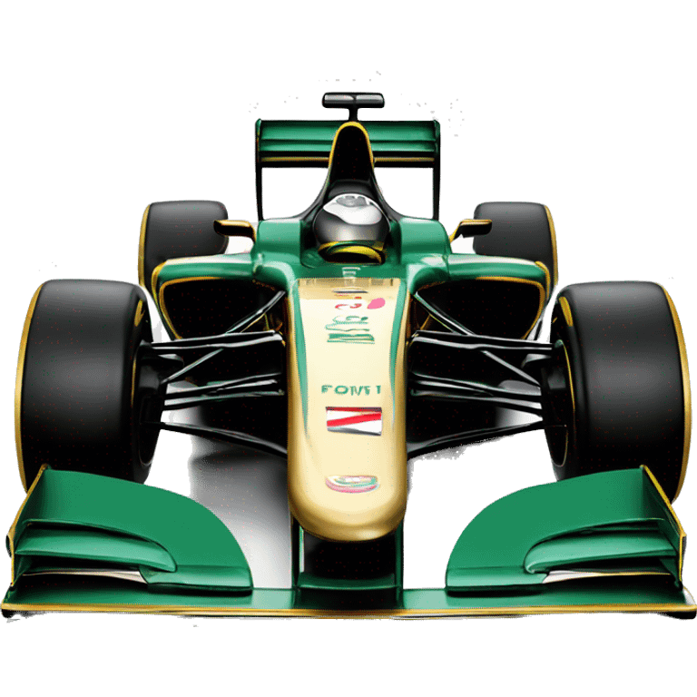 2012 formula 1 car with Lotus  emoji