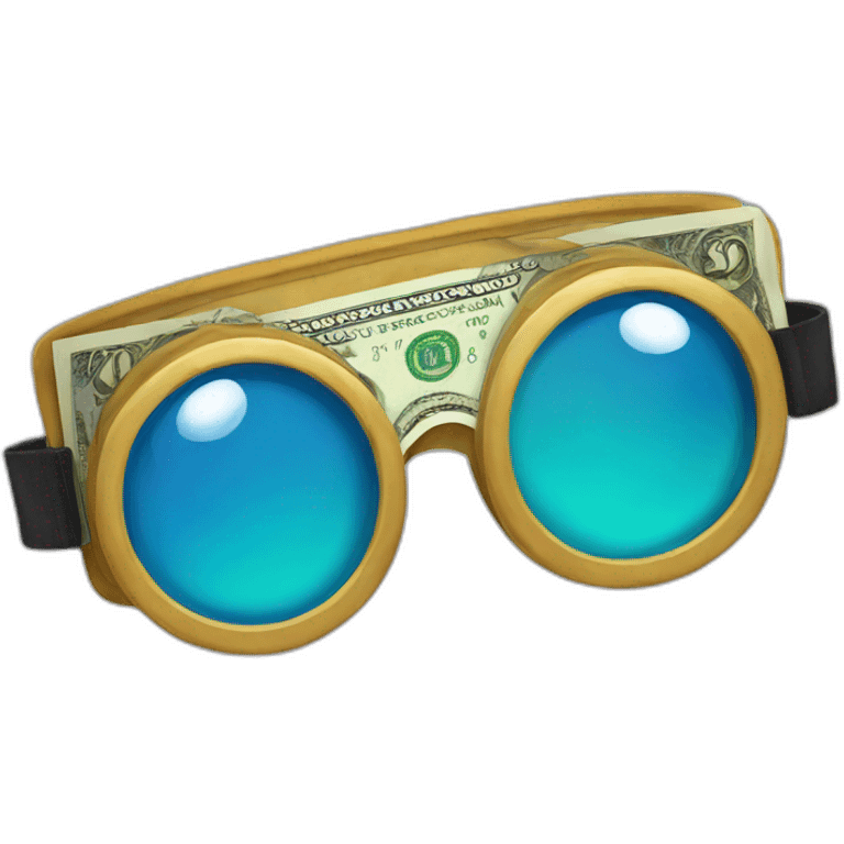 money goggles emoji