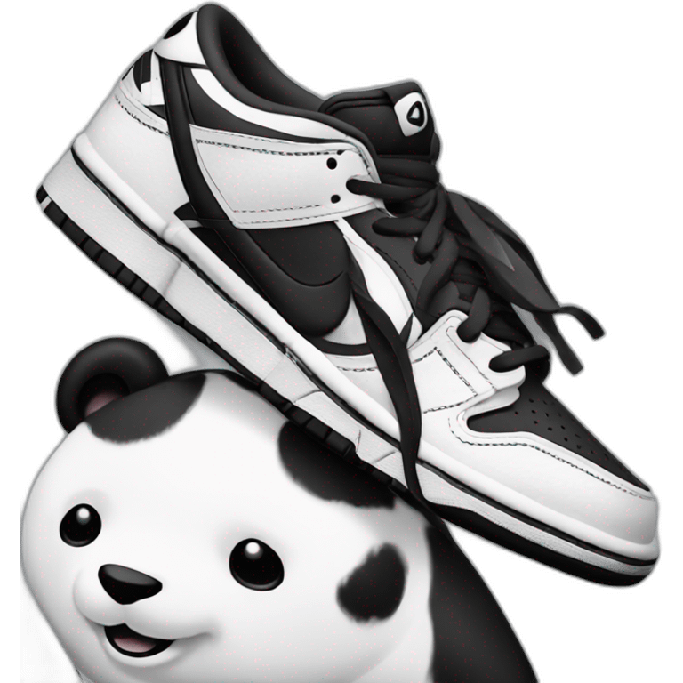 dunk low panda emoji