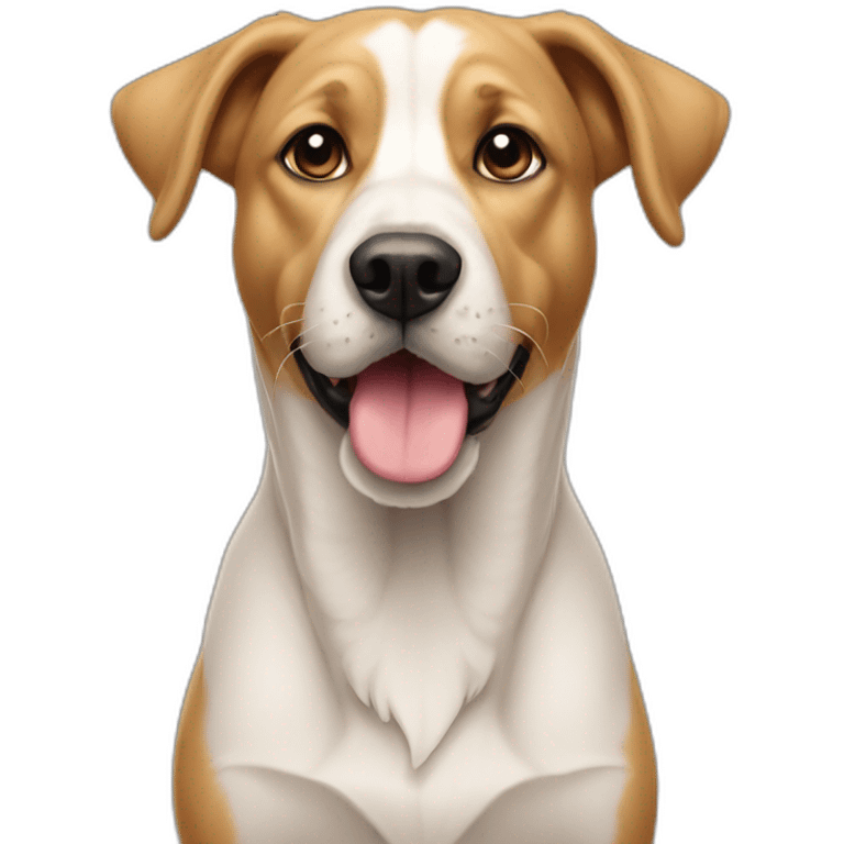 Chien sur chien emoji