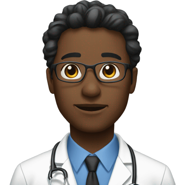 a black doctor saying this is emoji