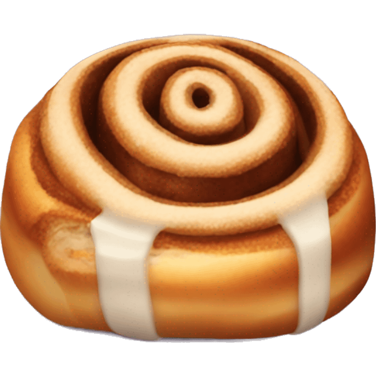 A single cinnamon roll emoji