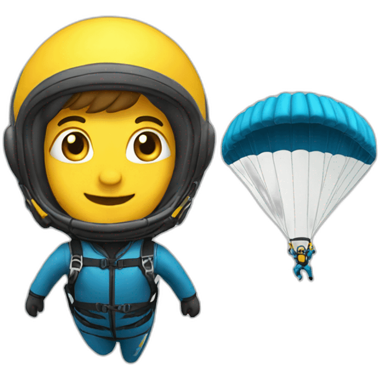 Skydiver emoji