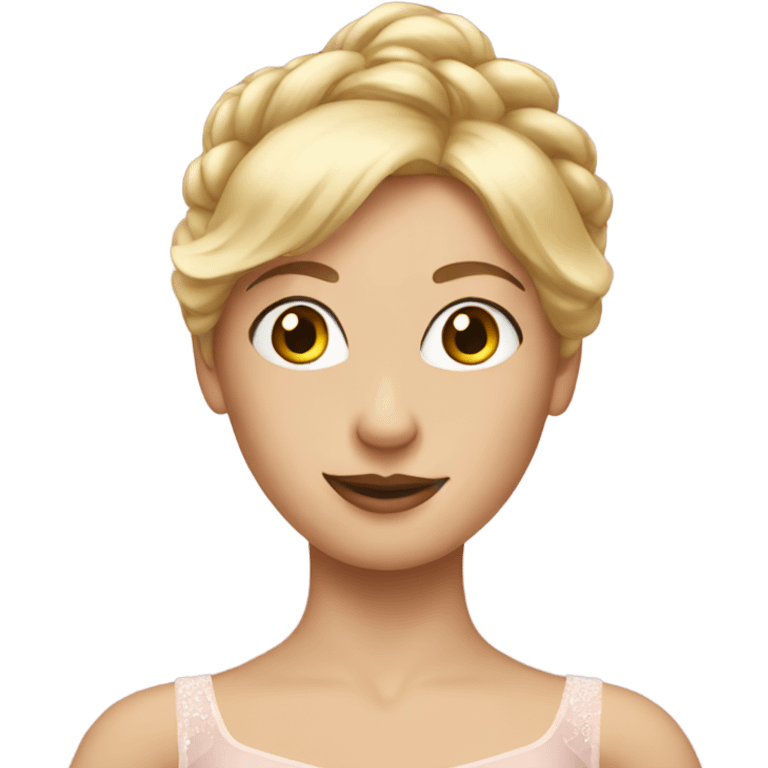 Blonde ballerina emoji