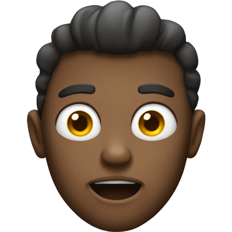 A emoji with buck teeth and a blank stare  emoji