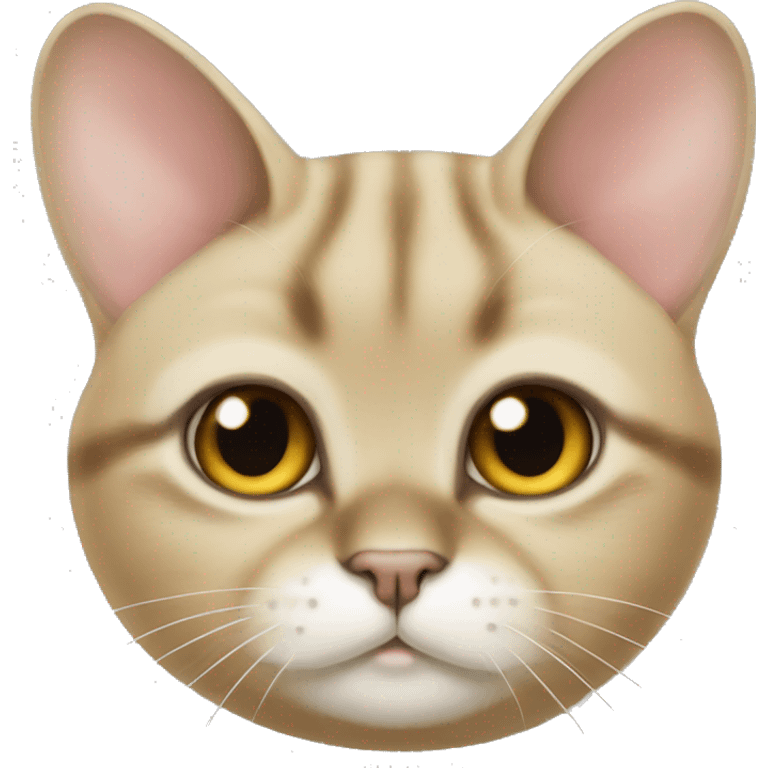 British golden chinchilla cat  emoji