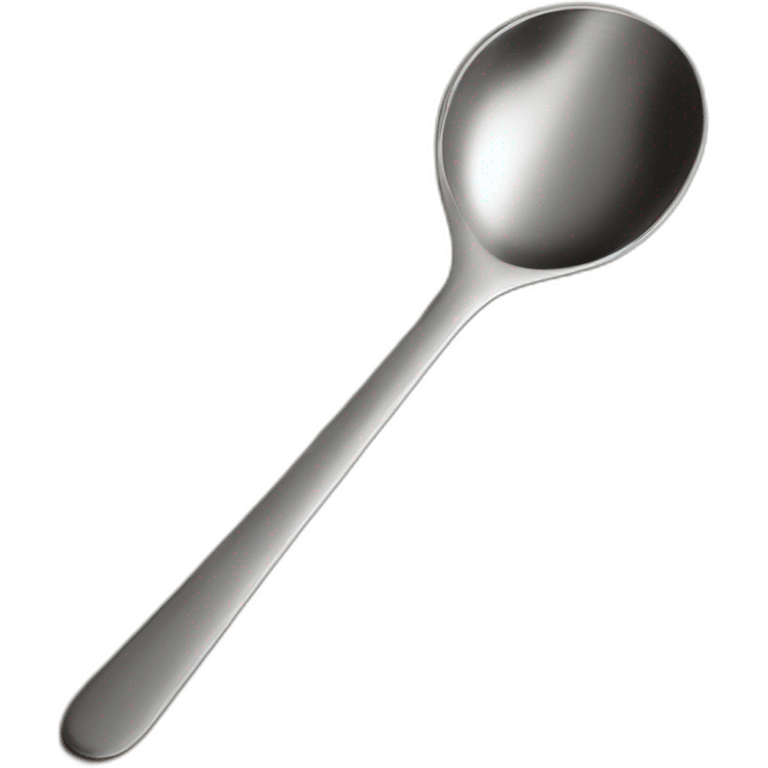 Stainless steel long cocktail mixing spoon emoji