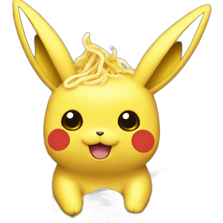 pikatchu ramen emoji