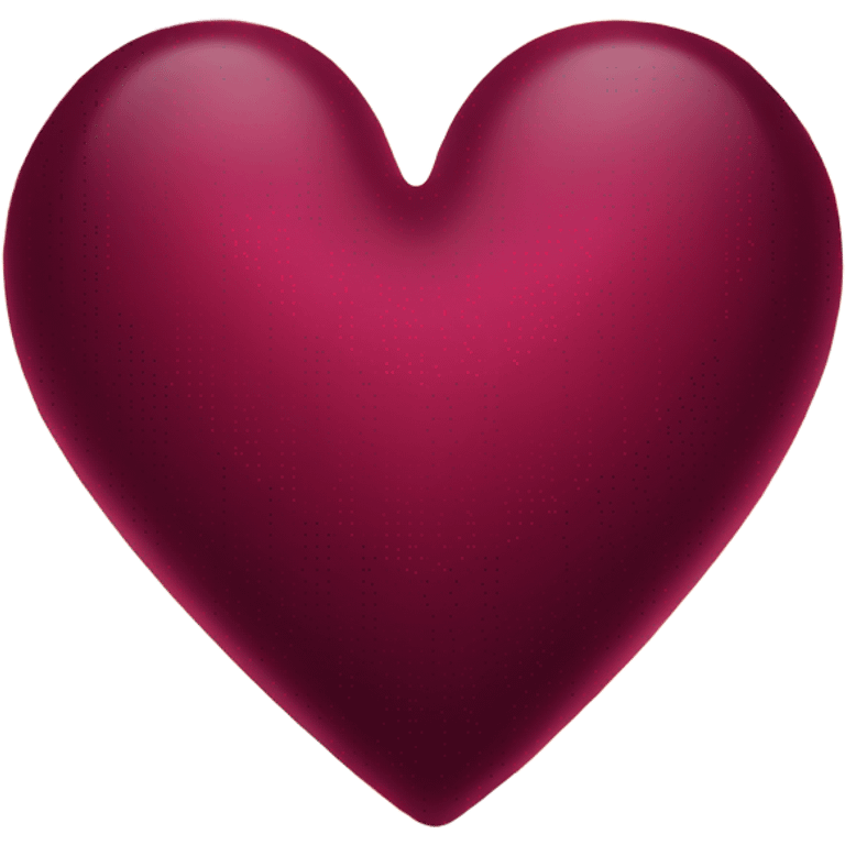 Burgundy fiery heart emoji