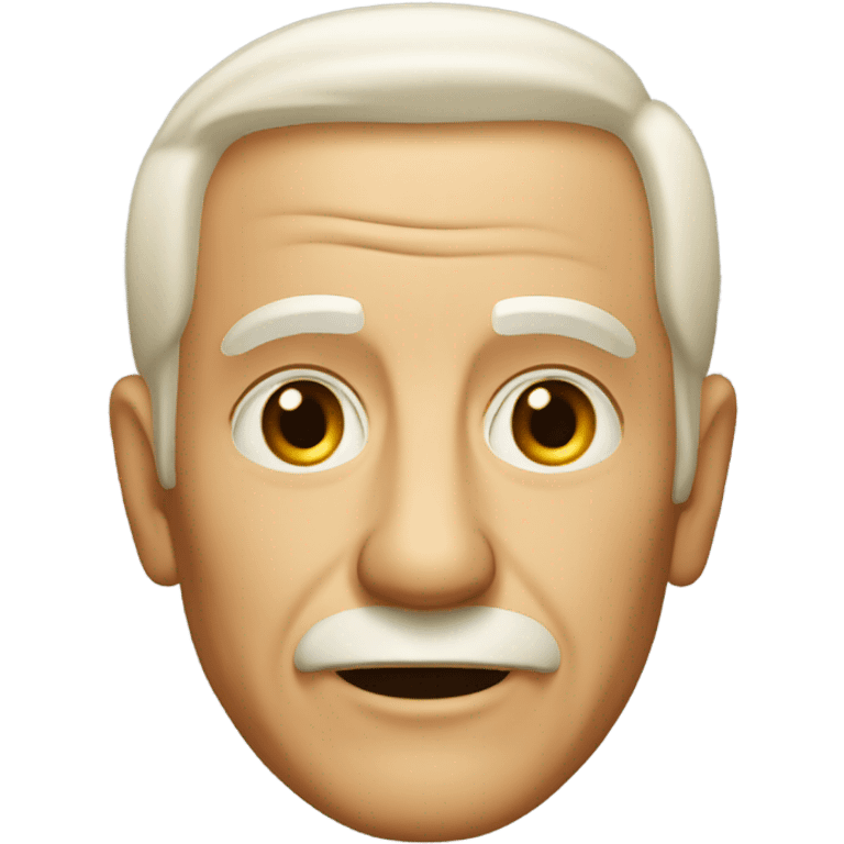 old orange man with blonde hair emoji