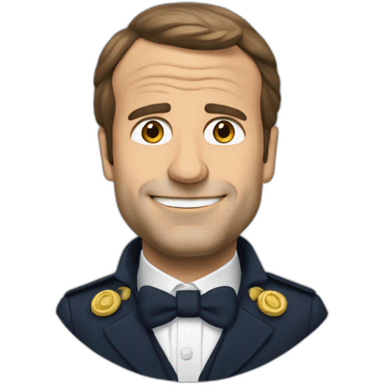 Macron qui rigole emoji