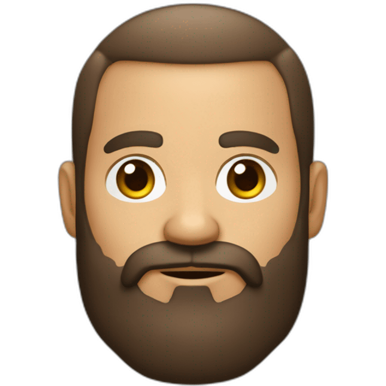 homme brun barbu qui joue à la Xbox emoji