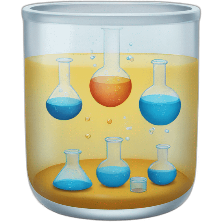 chemistry lab tumbler emoji