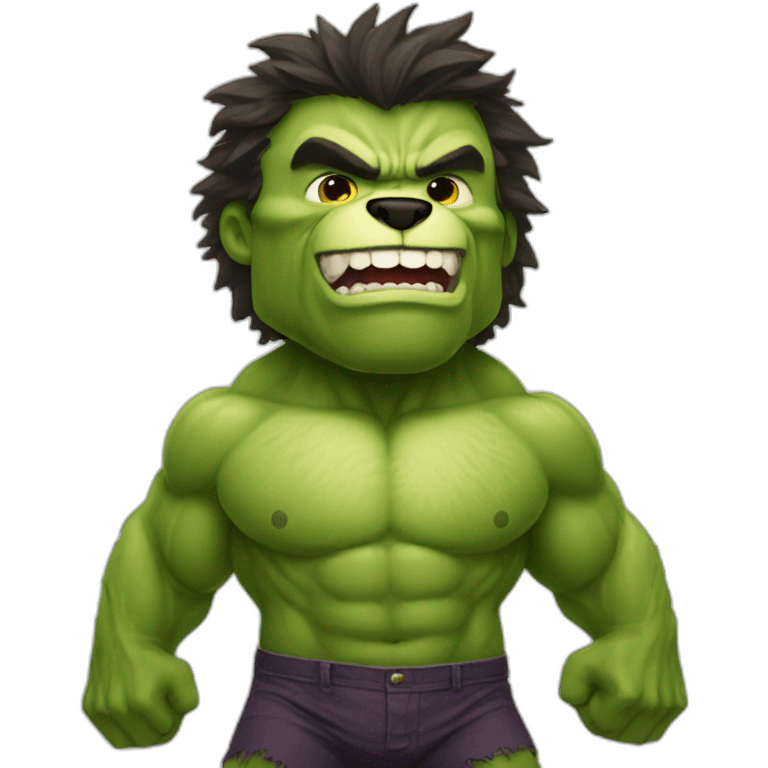 hulk werebear happy emoji