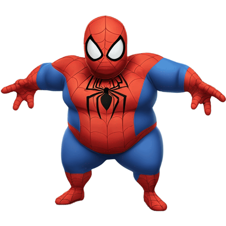 Fat fat fat spiderman emoji