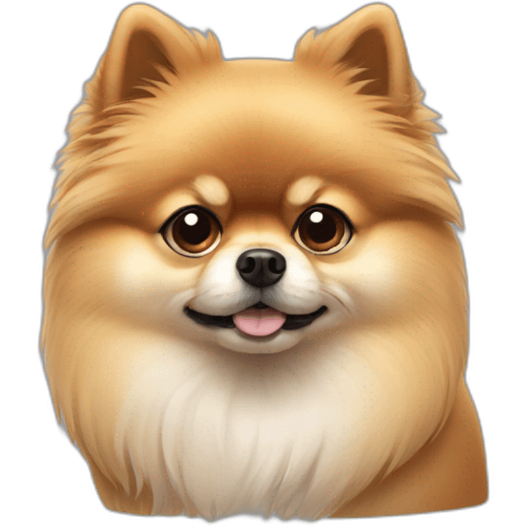 sad pomeranian dog emoji