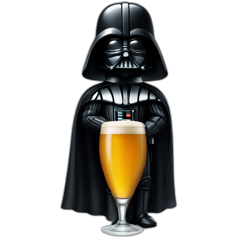 Dark vader bière emoji