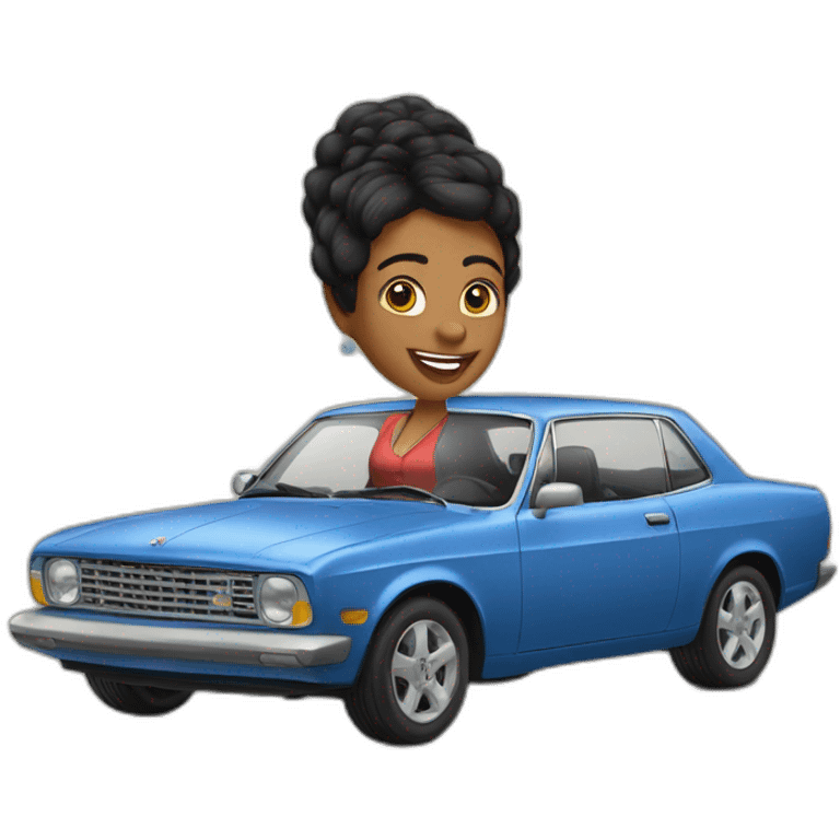 The queen of the garage emoji