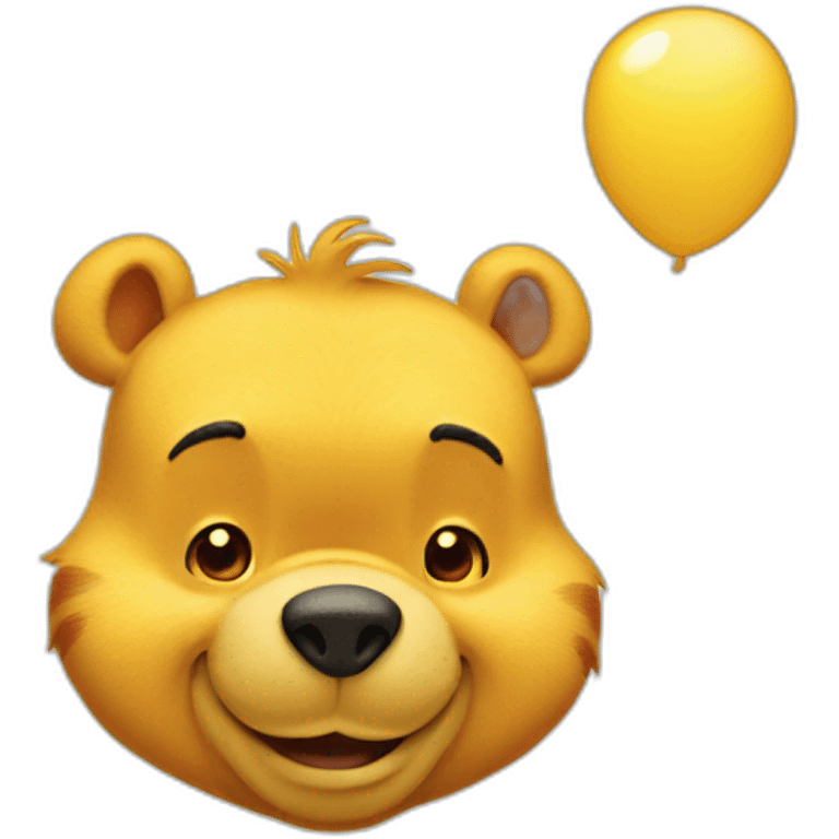 Winnie the Pooh head emoji