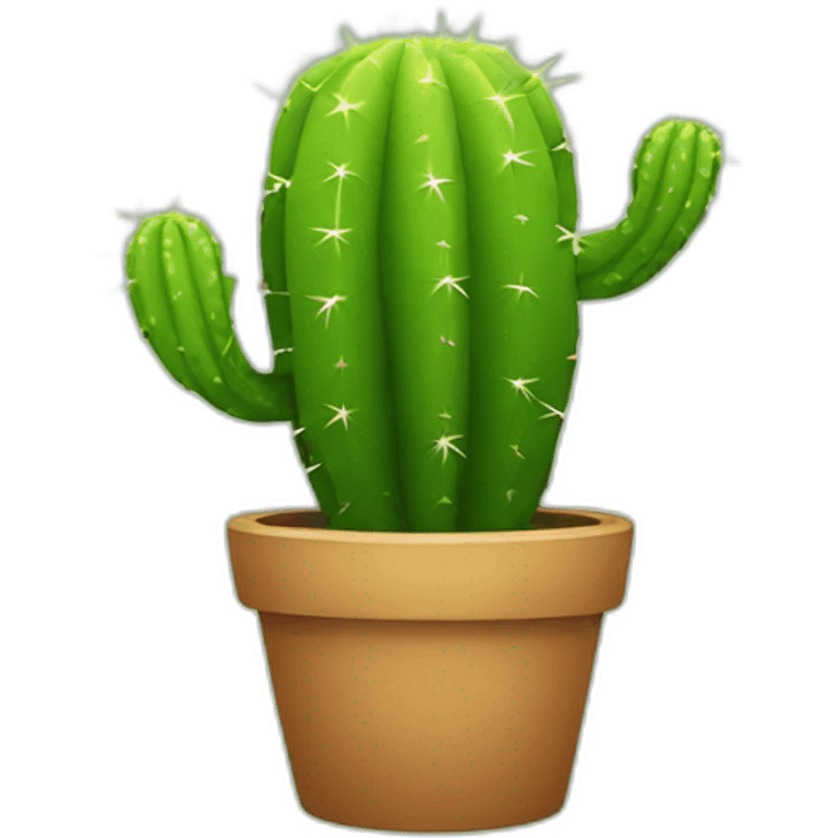 Cool cactus emoji